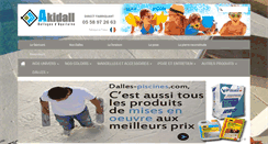 Desktop Screenshot of dalles-piscines.com