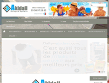 Tablet Screenshot of dalles-piscines.com